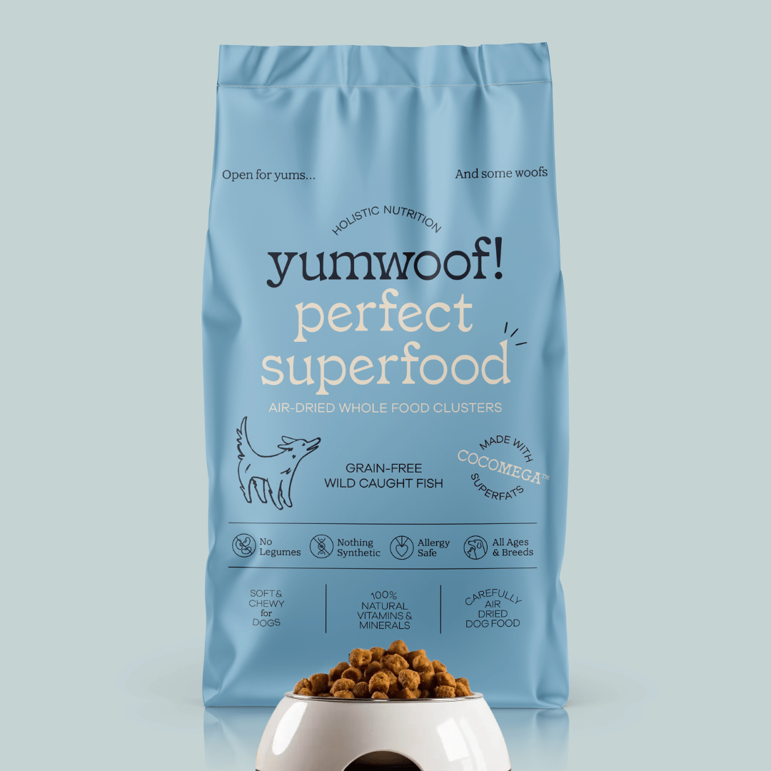 Yumwoof Natural Pet Food - Perfect Superfood Air-Dried Dog Food: Meat Lovers / Full bag (7 lbs)